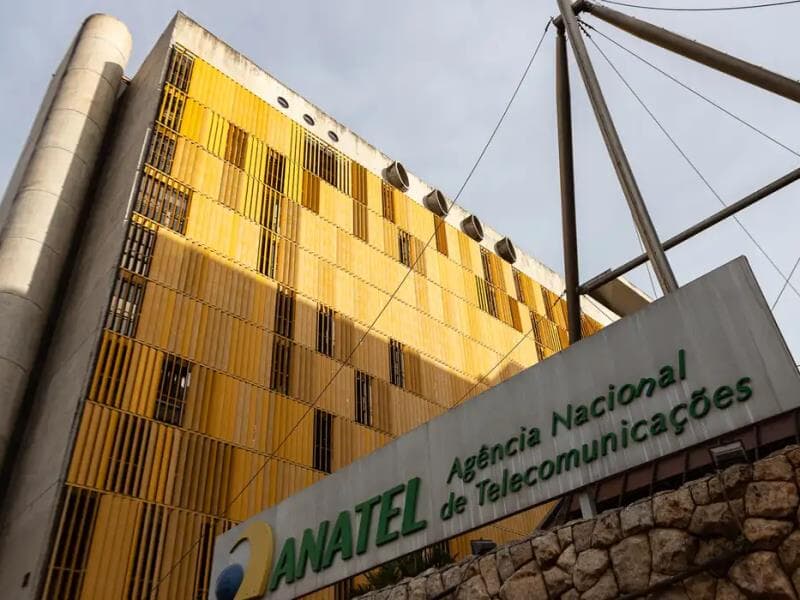 Fachada da Agência Nacional de Telecomunicações em Brasília. -  André Luís Pires de Carvalho/Divulgação