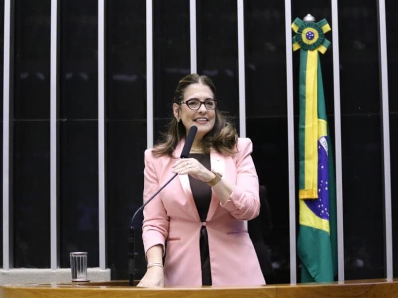 Deputada Rogéria Santos (Republicanos-BA), relatora do projeto. - Kayo Magalhães/Câmara dos Deputados