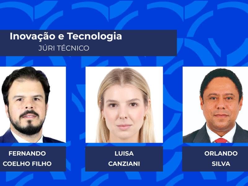 Parlamentares destaque na área de Inovação e Tecnologia por análise do júri técnico do Prêmio Congresso em Foco 2025. - Arte Congresso em Foco
