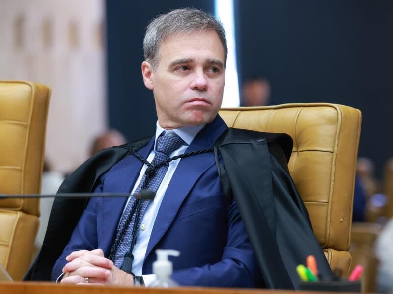 Mendonça vota contra a condeneção de Carla Zambelli. - Fellipe Sampaio/STF