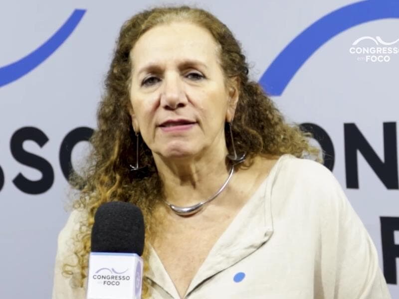 Deputada Jandira Feghali (PCdoB-RJ), durante cerimônia do Prêmio Congresso em Foco 2025. - Congresso em Foco