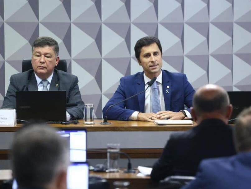 Carlos Viana e Duarte Jr. foram eleitos presidente e vice da CPMI do INSS. - Vinicius Loures/Agência Câmara