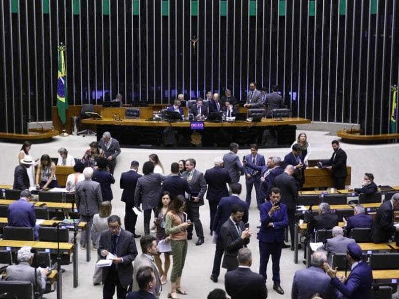 Plenário da Câmara em sessão nessa terça-feira, 27 de agosto de 2025. - Vinicius Loures/Agência Câmara