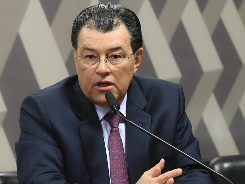 O relator da reforma tributária, senador Eduardo Braga. - Carlos Moura/Agência Senado
