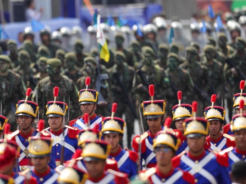 Desfile de 7 de setembro na Esplanada dos Ministérios, em 2024. - Fabio Rodrigues-Pozzebom/Agência Brasil