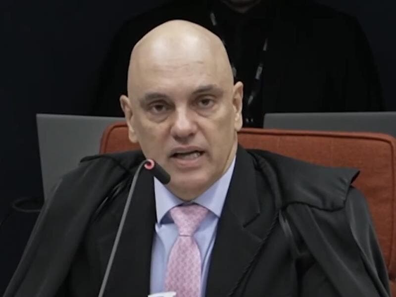 Alexandre de Moraes inicia os votos da 1ª Turma quanto ao Núcleo 1 da trama golpista. - Reprodução/STF