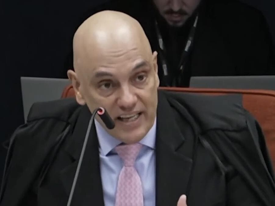 Moraes é primeiro a votar. - Reprodução/STF