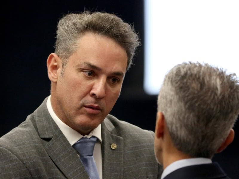 Zucco, líder da oposição, esteve no STF nesta terça para acompanhar parte do julgamento do chamado núcleo crucial da trama golpista. - Fatima Meira/Agência Enquadrar/Folhapress