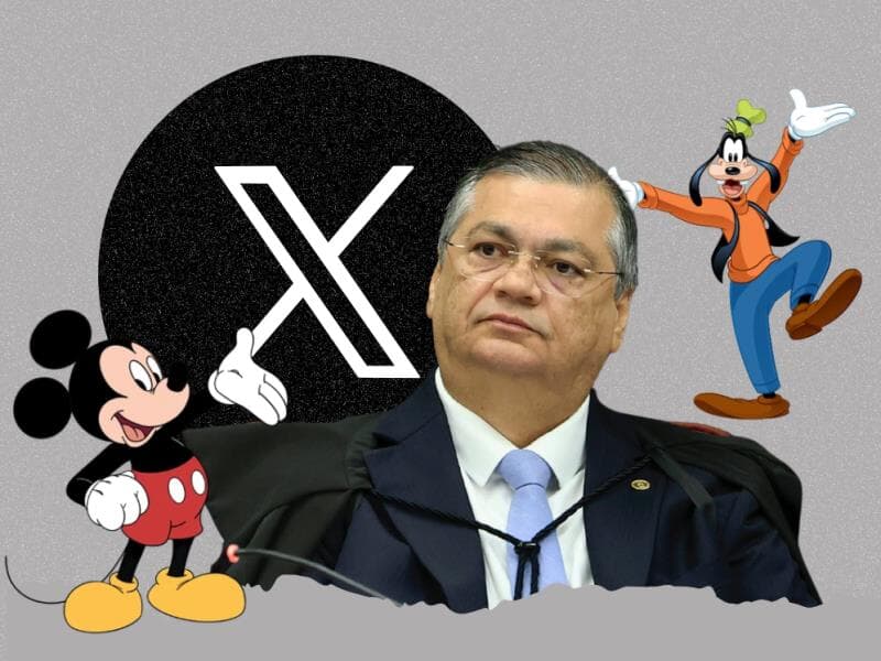 Dino ironiza pressão externa e diz que "tuítes e Mickey não mudam julgamento do STF". - Reprodução/YouTube | Arte Congresso em Foco
