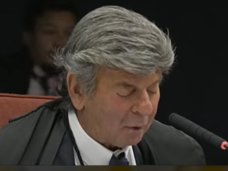 Ministro Luiz Fux profere voto. - Reprodução/YouTube