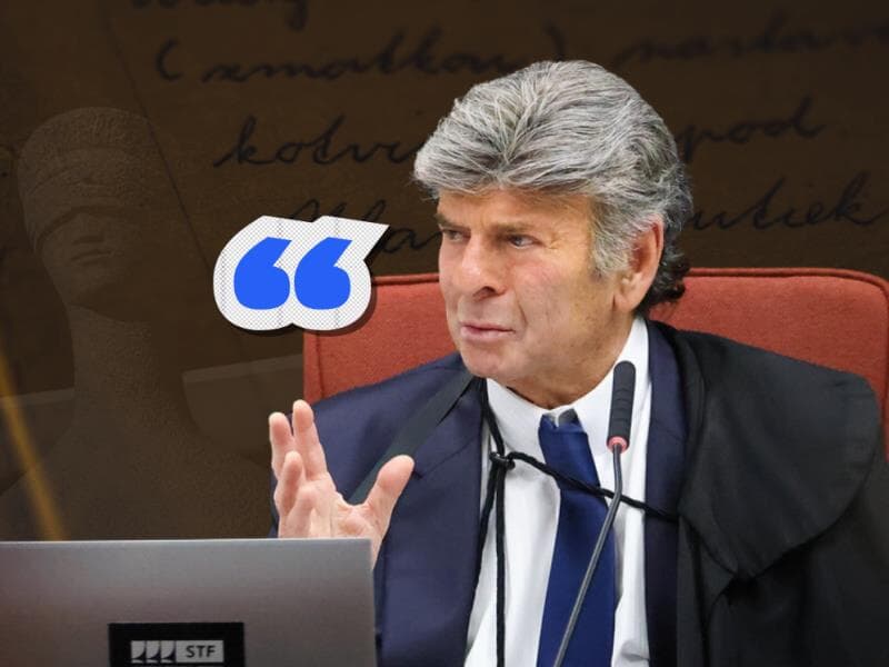 Fux diferencia cogitação criminosa de execução do crime. - Gustavo Moreno/STF com Arte Congresso em Foco