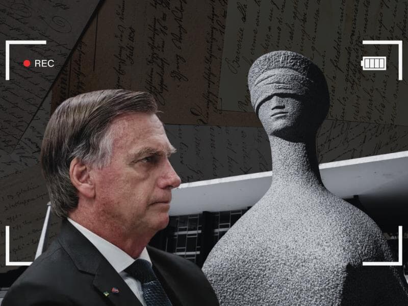 Julgamento de Bolsonaro - Gustavo Moreno-STF com Arte Congresso em Foco 
