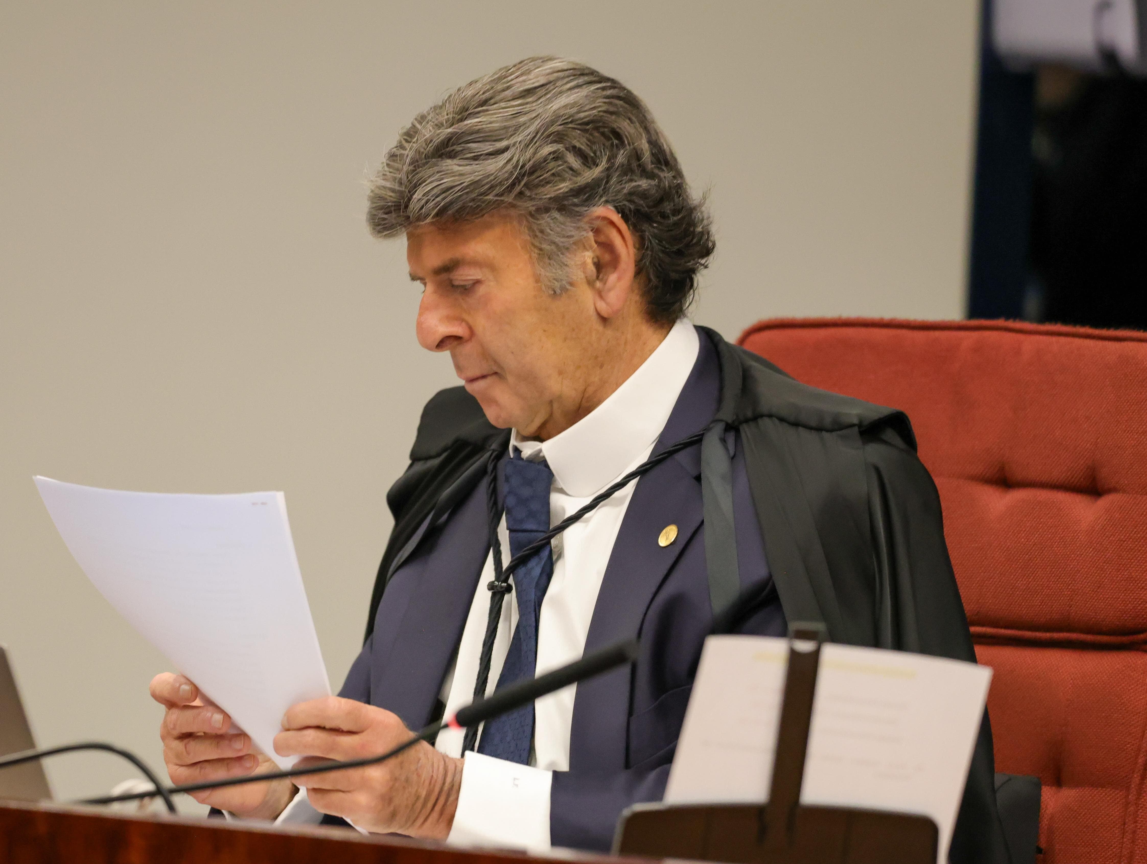 Fux votou pela anulação de todo o processo por "absoluta incompetência" do Supremo para julgar o caso. - Fábio Rodrigues Pozzebom/Agência Brasil