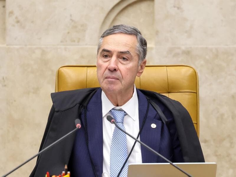 Barroso afirmou que o julgamento foi "público e transparente", com base em provas diversas. - Antonio Augusto/STF