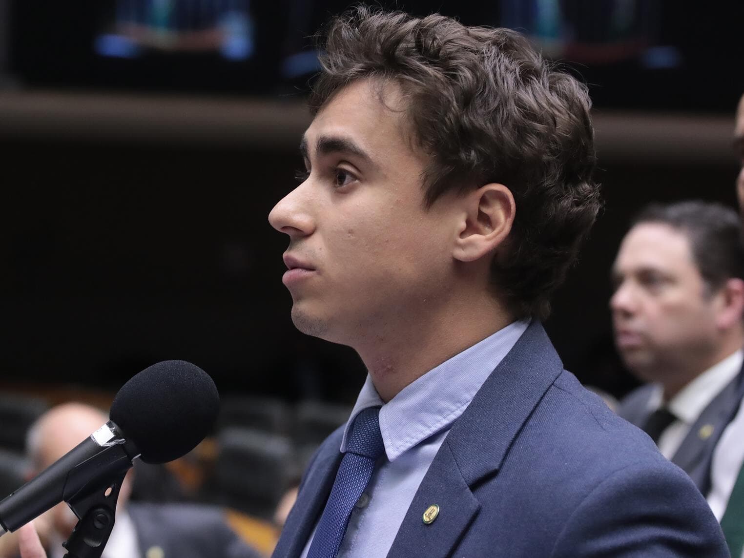 Nikolas exerce mandato parlamentar desde 2023. - Bruno Spada/Câmara dos Deputados