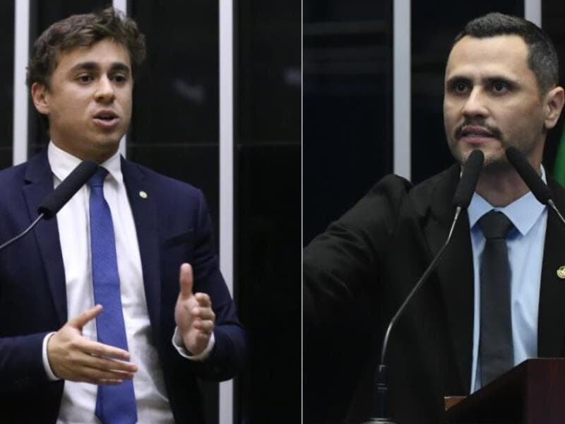 PL considera Nikolas Ferreira ou Cleitinho para governo de Minas. - Kayo Magalhães/Câmara dos Deputados | Carlos Moura/Agência Senado