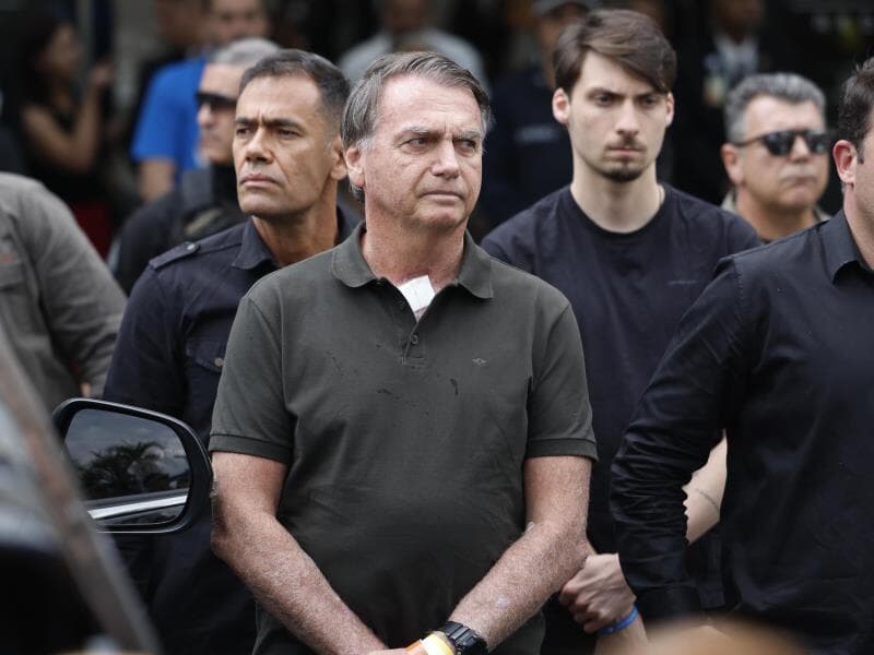Bolsonaro segue em prisão domiciliar, ainda não tendo iniciado período da condenação. - Pedro Ladeira/Folhapress