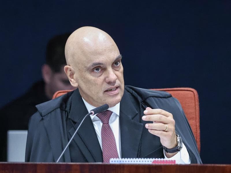 Moraes foi relator do processo que condenou Bolsonaro a 27 anos de prisão. - Antonio Augusto/STF