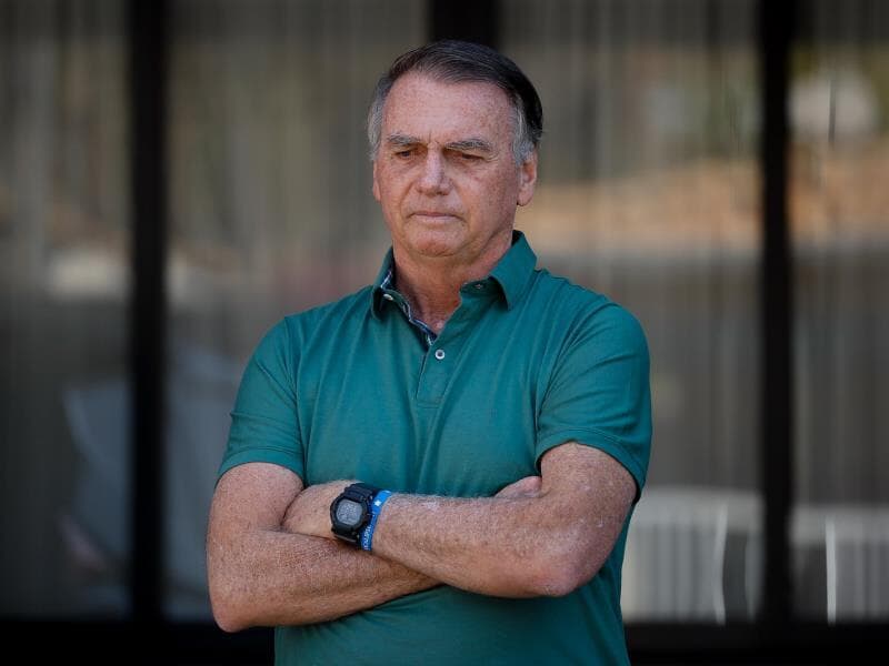 Ex-presidente Jair Bolsonaro passou mal nesta terça-feira. - Pedro Ladeira/Folhapress