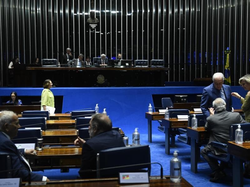 Sessão foi presidida por Humberto Costa (PT-PE). - Marcos Oliveira/Agência Senado