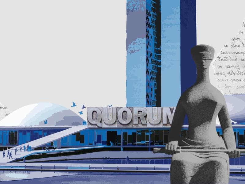AMB pede quórum de 2/3 no Senado para afastar ministros do STF. - Arte Congresso em Foco