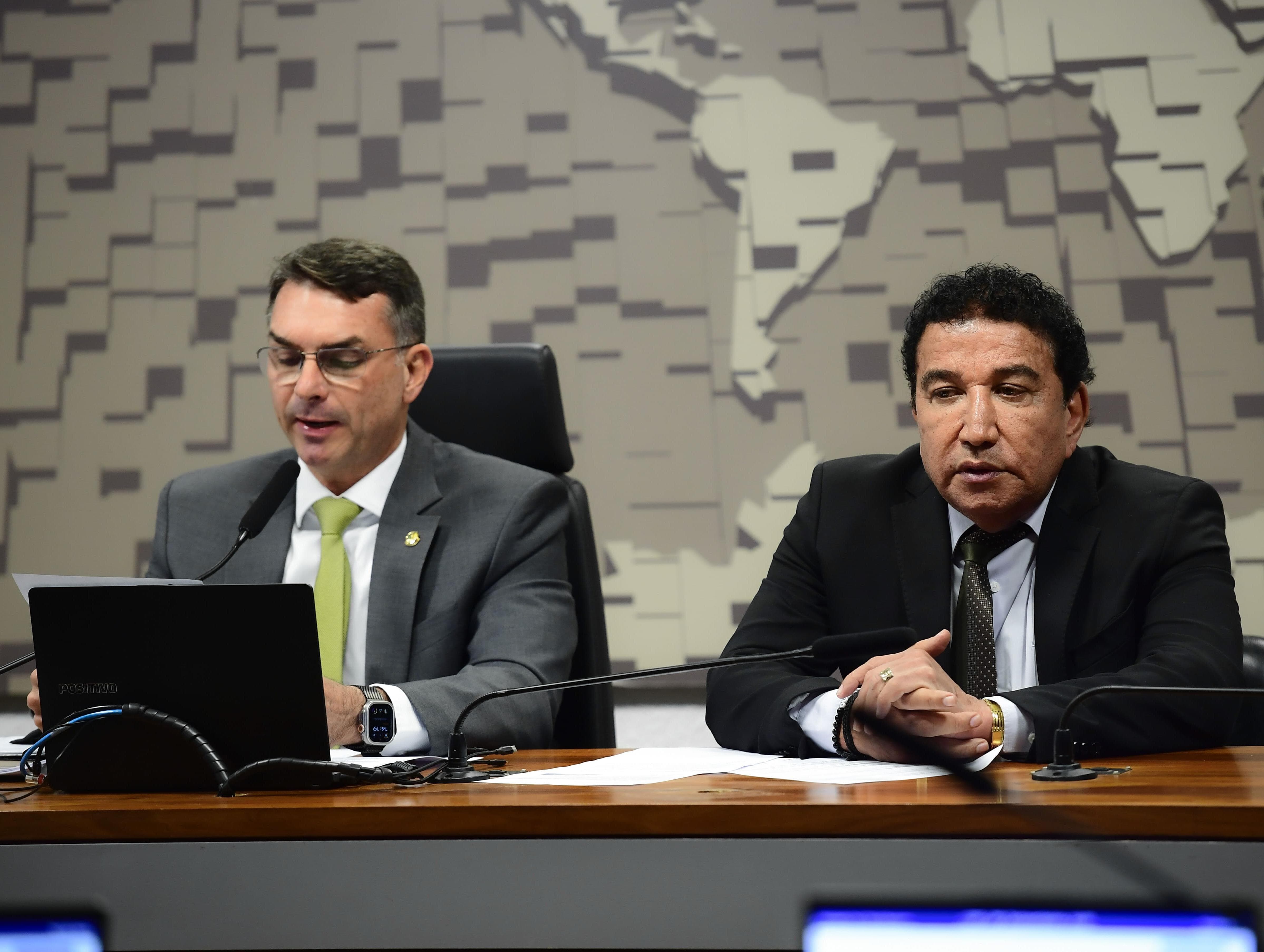 Eduardo Tagliaferro prestou depoimento à Comissão sobre uso da estrutura do TSE.  - Saulo Cruz/Agência Senado