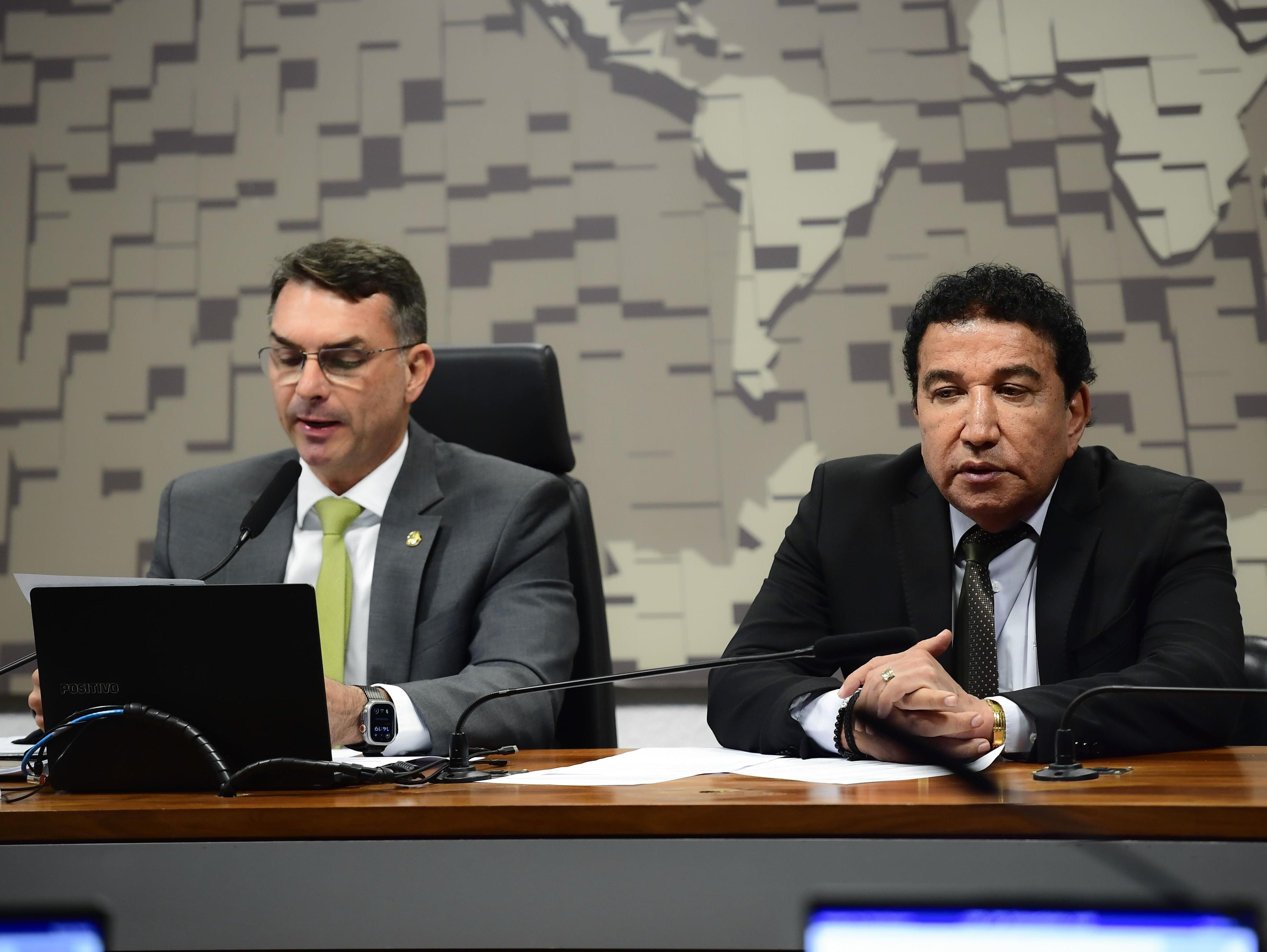 Eduardo Tagliaferro prestou depoimento à Comissão sobre uso da estrutura do TSE.  - Saulo Cruz/Agência Senado