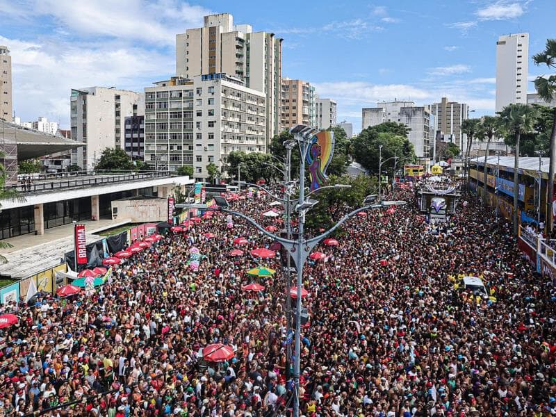 Capital baiana é conhecida pelas festividades de carnaval. - Rafaela Araújo/Folhapress