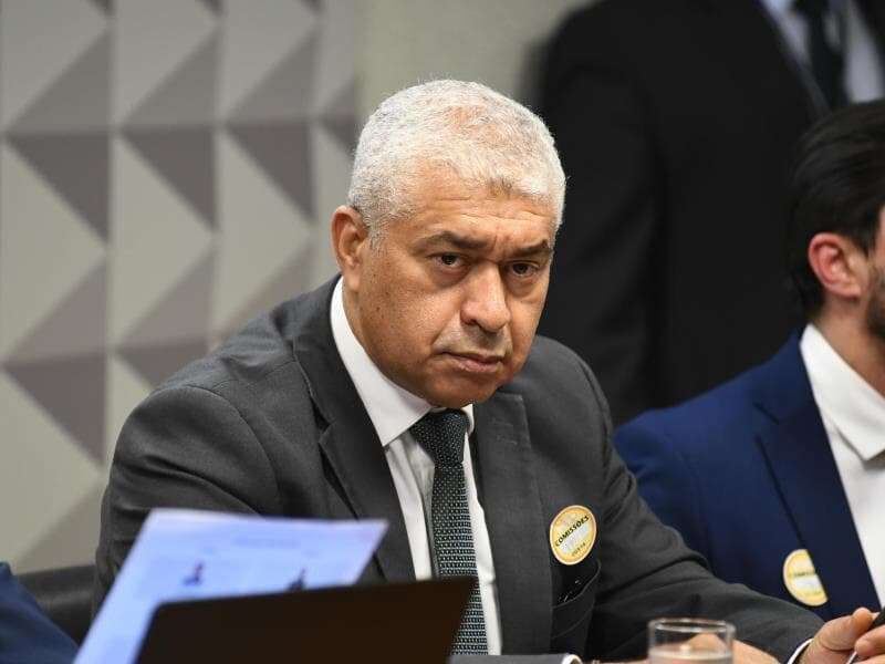 Rubens Oliveira Costa recebeu voz de prisão sob acusação de mentir em testemunho à CPMI do INSS. - Carlos Moura/Agência Senado