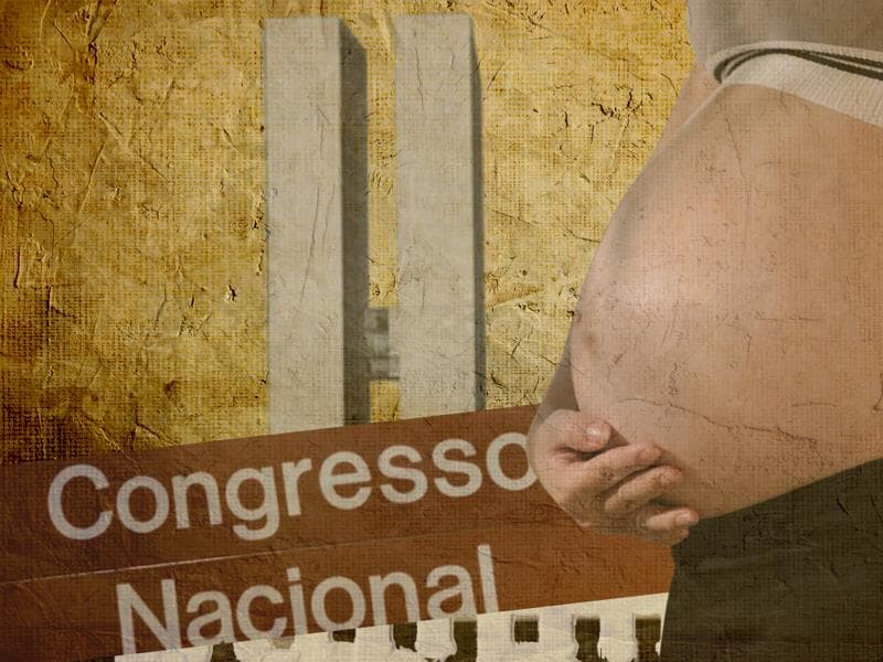 Proposta mais antiga de ampliação da licença-maternidade foi apresentada na Câmara em 2007. - Arte Congresso em Foco