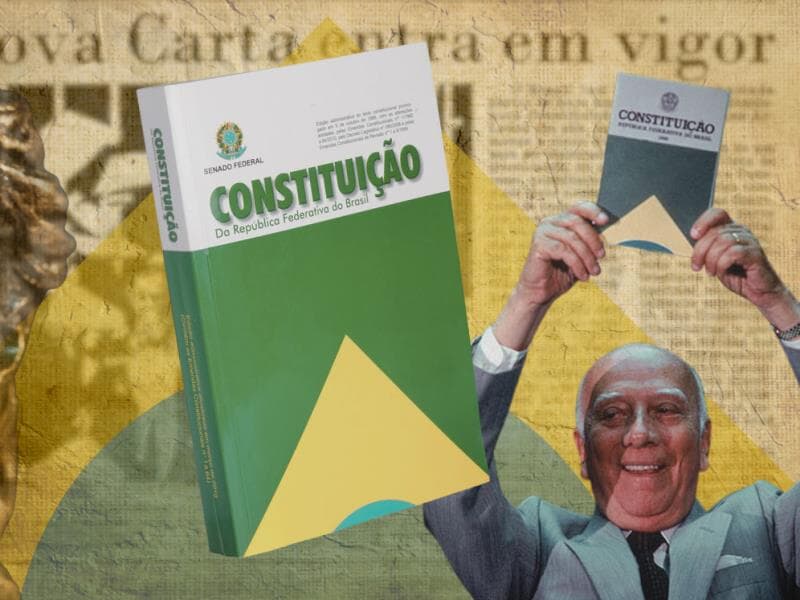 Constituição de 1988: 37 anos de direitos e mudanças no país. - Arte Congresso em Foco