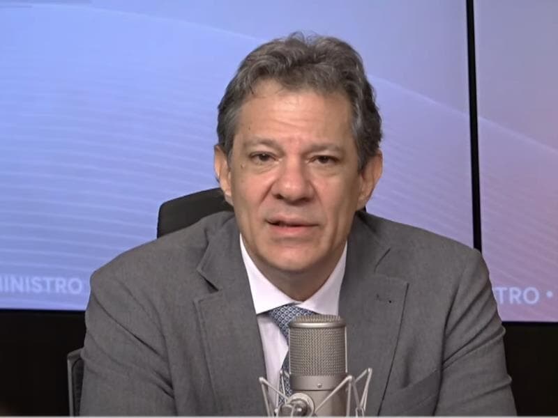 Haddad diz que isenção do IR até R$ 5 mil mensais é "ovo de Colombo" - Reprodução/YouTube