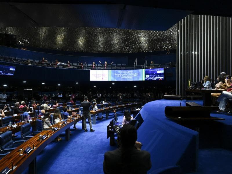 Na imagem, o Plenário do Senado. -  Waldemir Barreto/Agência Senado