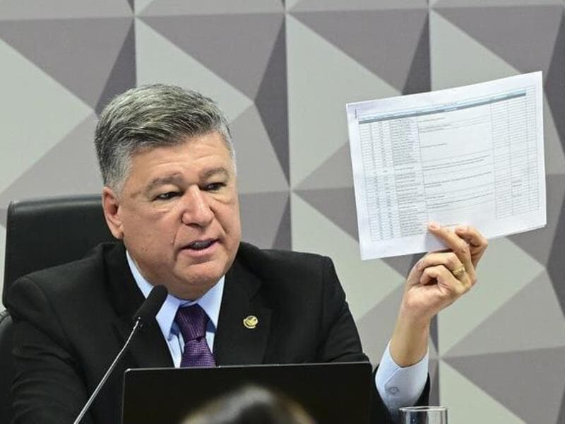 Carlos Viana, presidente da CPMI do INSS, quer votar convocação de irmão de Lula nesta semana. - Geraldo Magela/Agência Senado