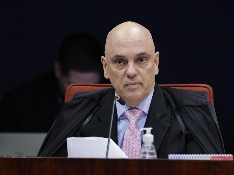 Moraes negou o pedido da defesa de Bolsonaro, alegando que ele descumpriu "reiteradamente" as medidas cautelares impostas pela Corte. - Rosinei Coutinho/STF