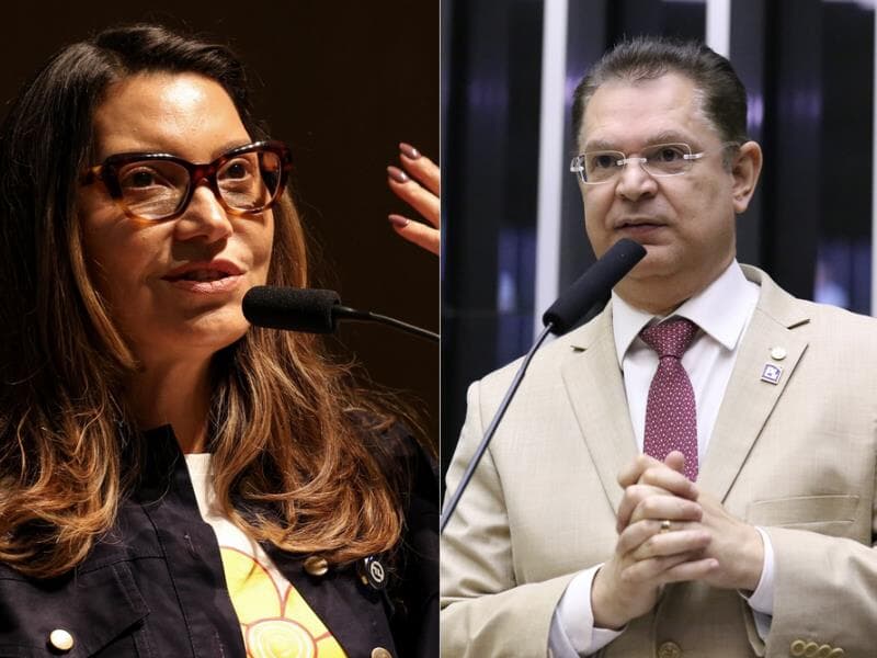 Líder do PL, Sóstenes Cavalcante, defende que papel da primeira-dama seja de caráter privado. - Marcelo Camargo/Agência Brasil e Kayo Magalhães / Câmara dos Deputados