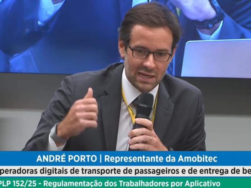 André Porto, representante da Amobitec. - Reprodução/YouTube
