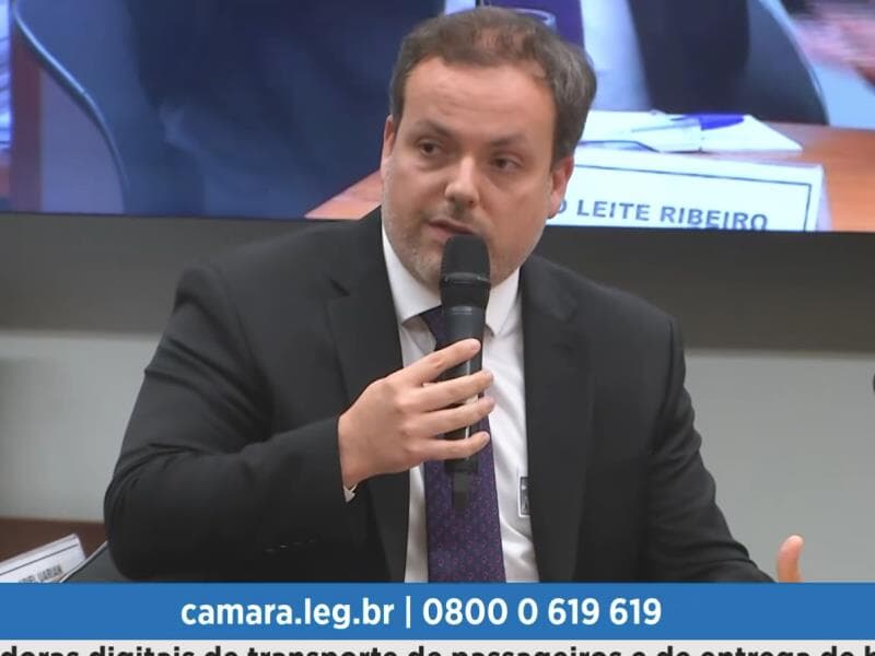 Ricardo Leite Ribeiro, diretor de Políticas Públicas da Uber Brasil. - Reprodução/YouTube