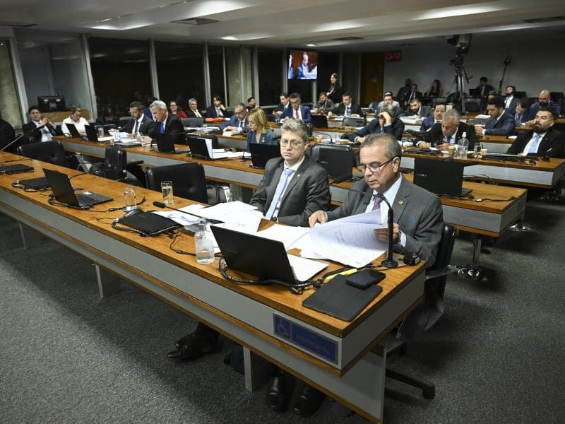 Última reunião ouviu o ex-presidente do INSS Alessandro Stefanutto. - Carlos Moura/Agência Senado