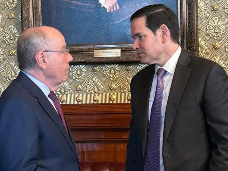 Mauro Vieira e Marco Rubio foram escalados pelos respectivos presidentes para negociar a situação das tarifas de importação. - Ministério das Relações Exteriores/Divulgação