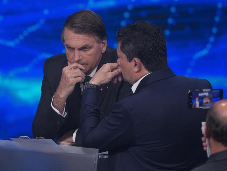 Denúncia de interferência de Bolsonaro na PF foi feita por Sergio Moro, que, após o episódio, deixou o Ministério da Justiça. Os dois se reconciliara no segundo turno das eleições de 2022.  - Marlene Bergamo/Folhapress