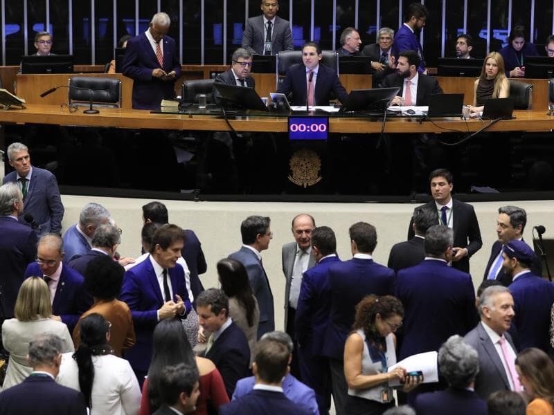 Plenário da Câmara na semana passada. - Lula Marques/Agência Brasil