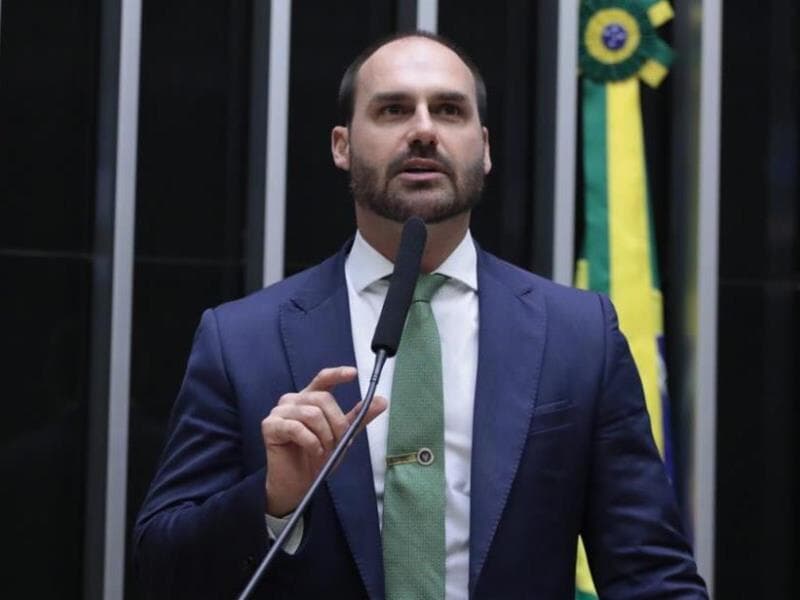 O deputado Eduardo Bolsonaro.  - Vinicius Loures/Câmara dos Deputados