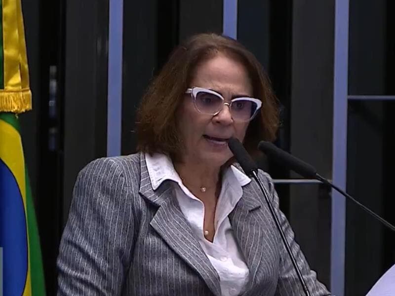 Senadora afirma que banco público abandona função social ao lançar plataforma digital de apostas.
 - TV Senado/Reprodução
