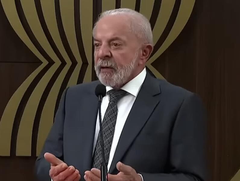 Declaração foi dada por Lula em coletiva de imprensa em Jacarta, na Indonésia. - Reprodução/Youtube