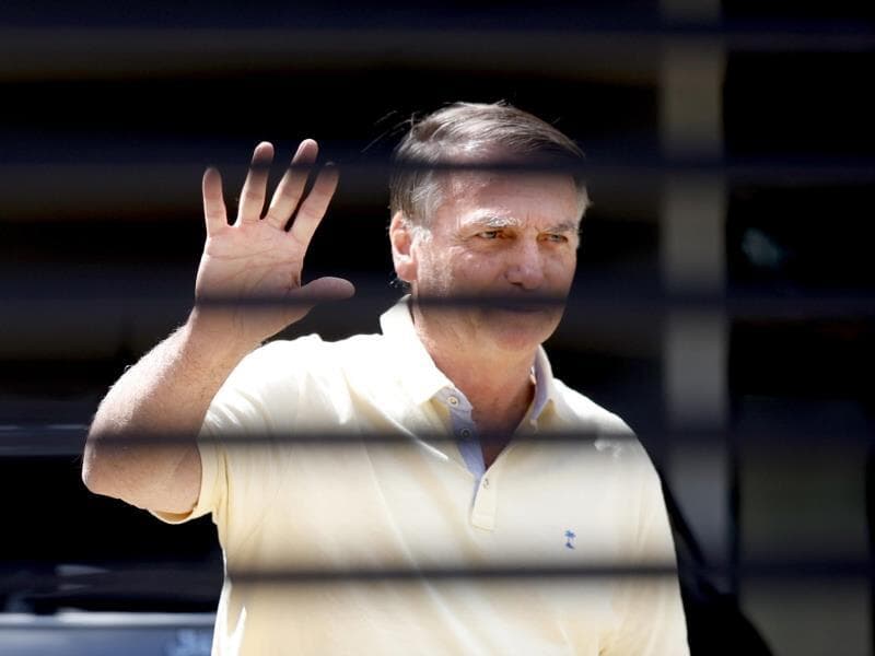 Bolsonaro foi condenado a 27 anos e três meses de prisão na ação penal do golpe. - Pedro Ladeira/Folhapress