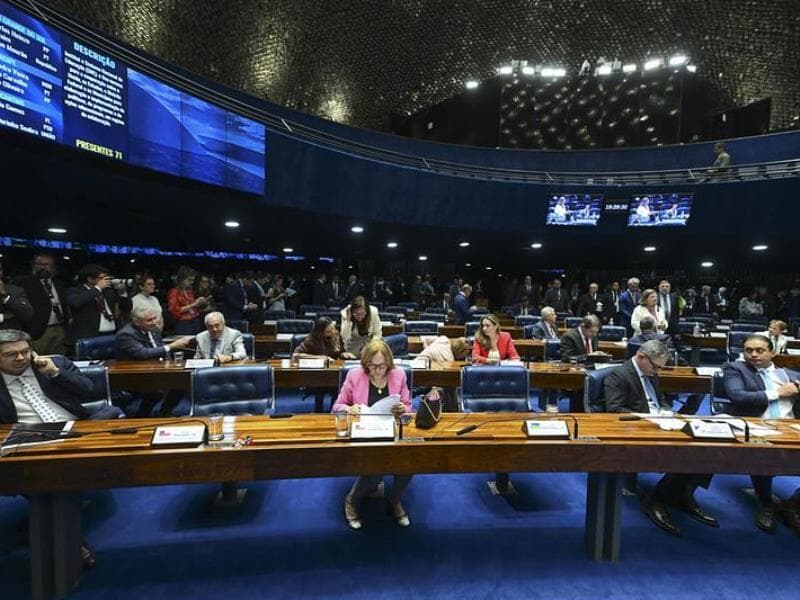 Plenário do Senado em 22 de outubro de 2025. - Carlos Moura/Agência Senado