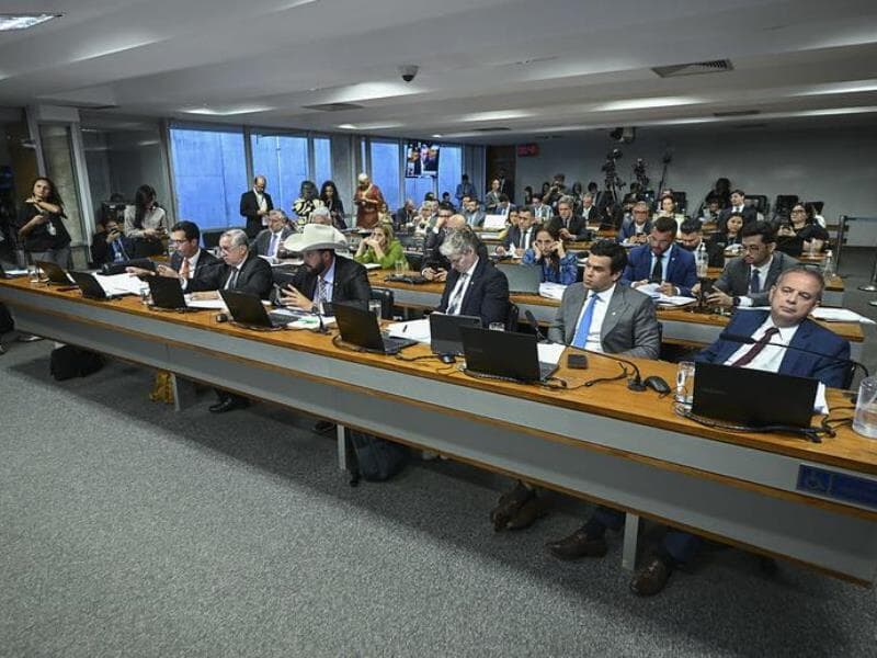 Plenário da CPMI do INSS em 27 de outubro de 2025 - Carlos Moura/Agência Senado