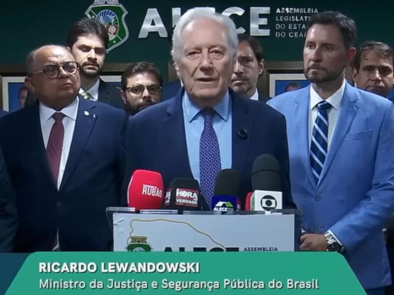 Lewandowski rebate Castro sobre operação no RJ: "Não recebi pedido" - Reprodução/YouTube
