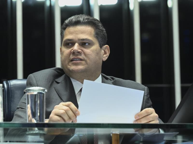 Alcolumbre preside o Senado desde fevereiro deste ano. - Carlos Moura/Agência Senado